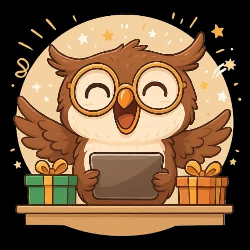 Geschenkeule Maskottchen