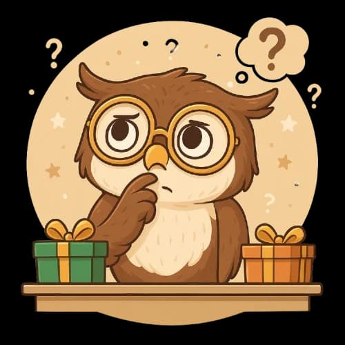 Geschenkeule Maskottchen